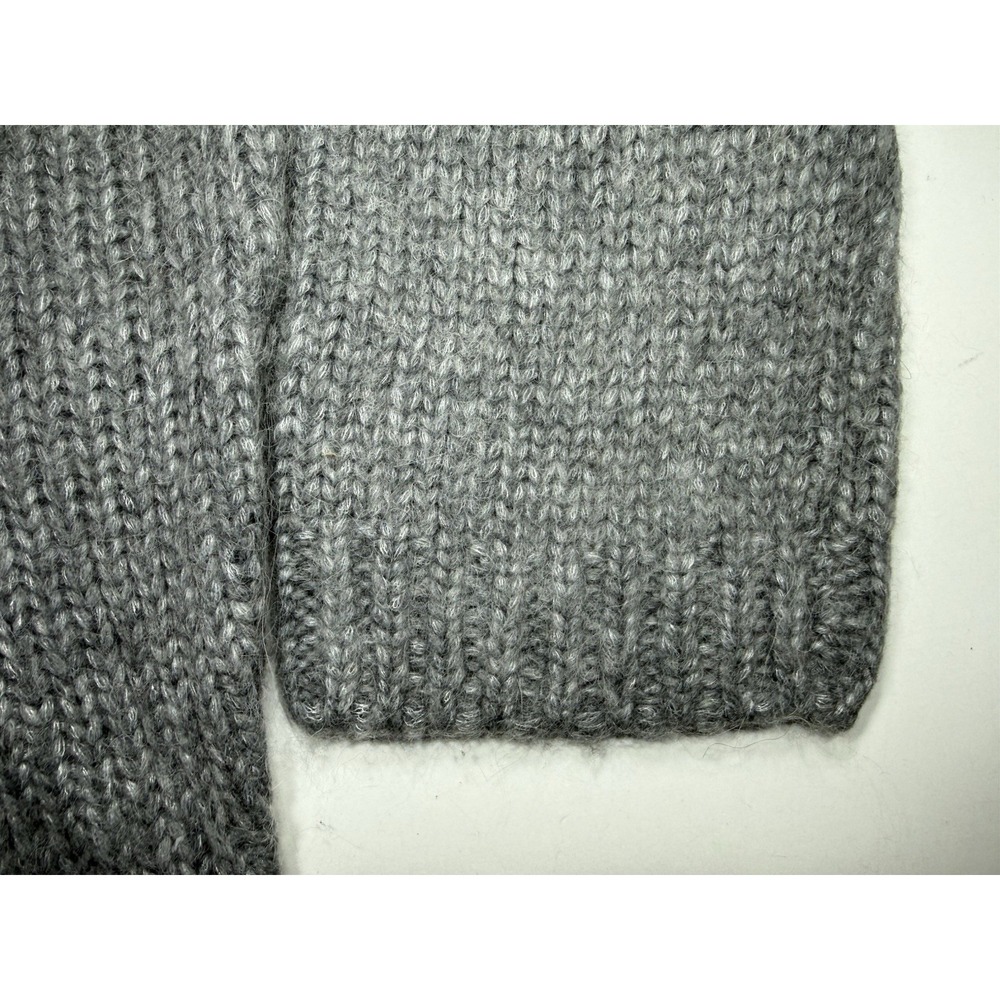 Helsa Janin‎ Turtleneck Sweater Medium Wool Alpaca Kangaroo Pocket Oversized Fit - Picture 8 of 14